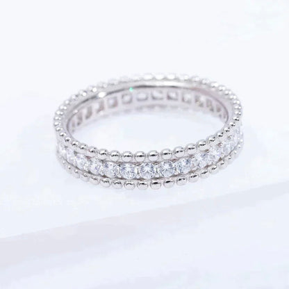 [Lira Jewelry]PERLEE DIAMOND SILVER RING