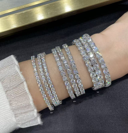 [Lira Jewelry jewelrys]TENNIS BRACELET WITH FULL DIAMOND SETTING