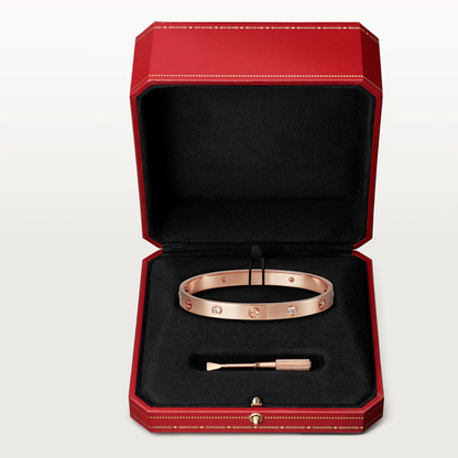 [Lira Jewelry]LOVE BRACELET 6.1MM 4 DIAMONDS