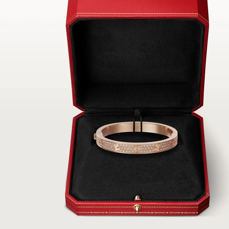 [Lira Jewelry]LOVE BRACELET 6.1MM DIAMOND-PAVED