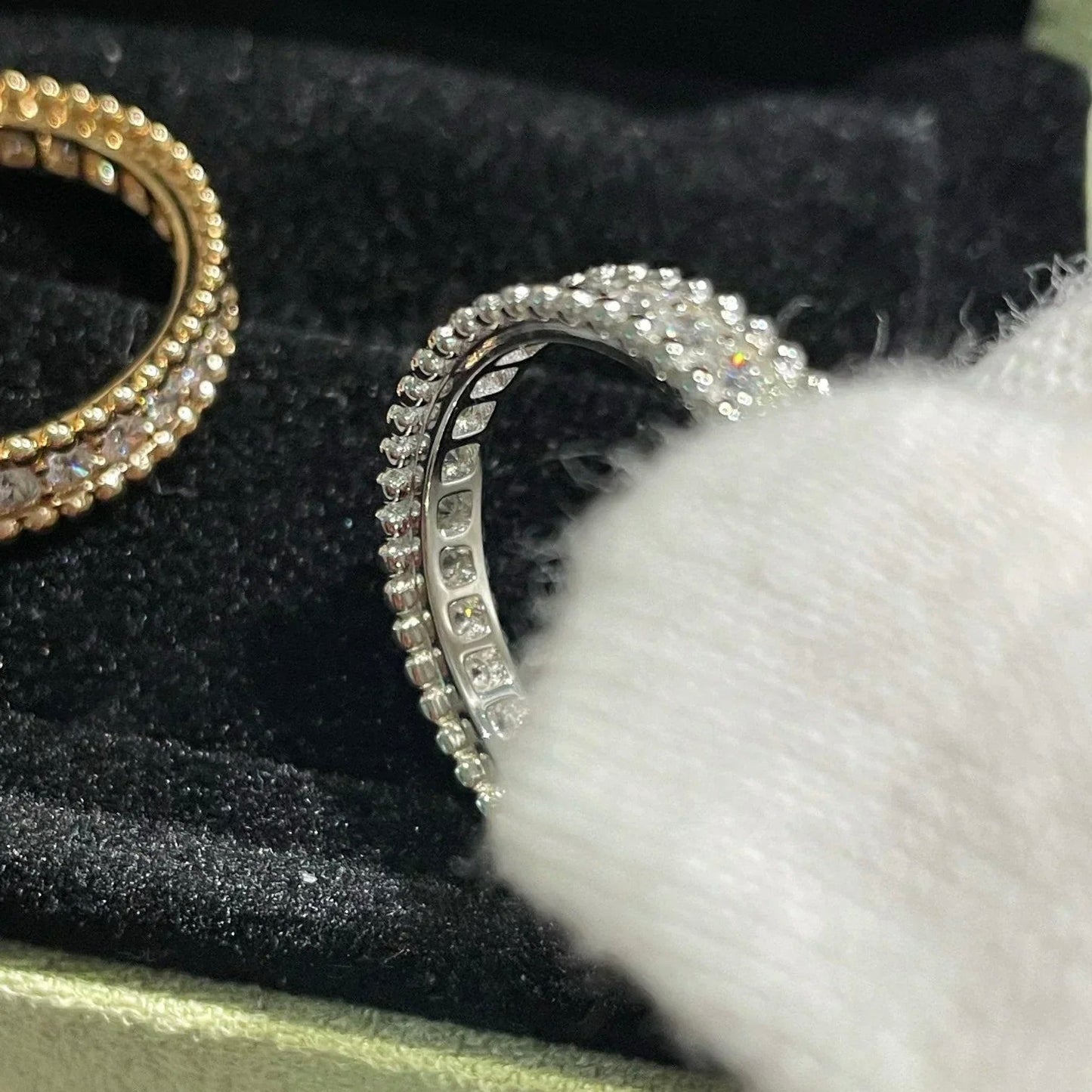 [Lira Jewelry]PERLEE DIAMOND SILVER RING