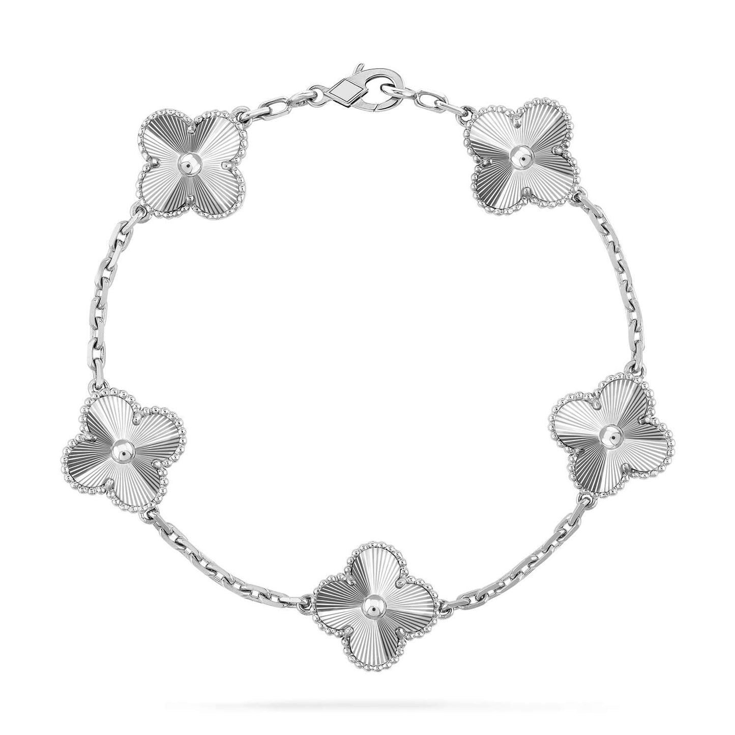 [Lira Jewelry] CLOVER 5 MOTIF LASER BRACELET COLLECTION