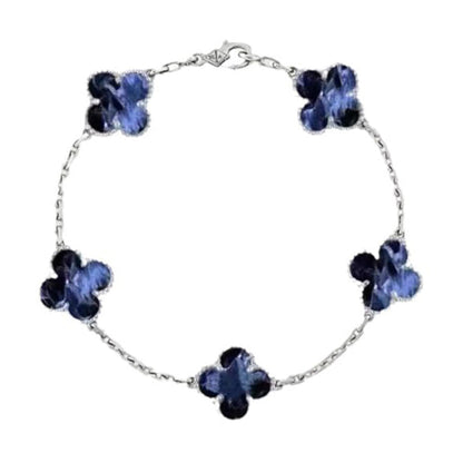 [Lira Jewelry]CLOVER 5 MOTIF PIETERSITE BRACELET COLLECTION
