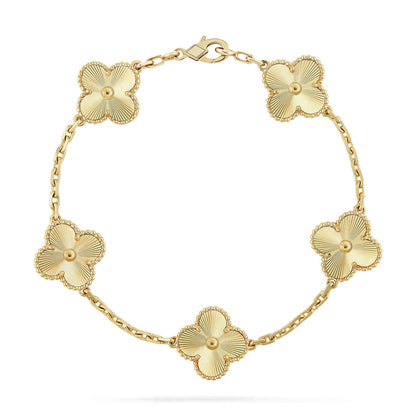 [Lira Jewelry] CLOVER 5 MOTIF LASER BRACELET COLLECTION