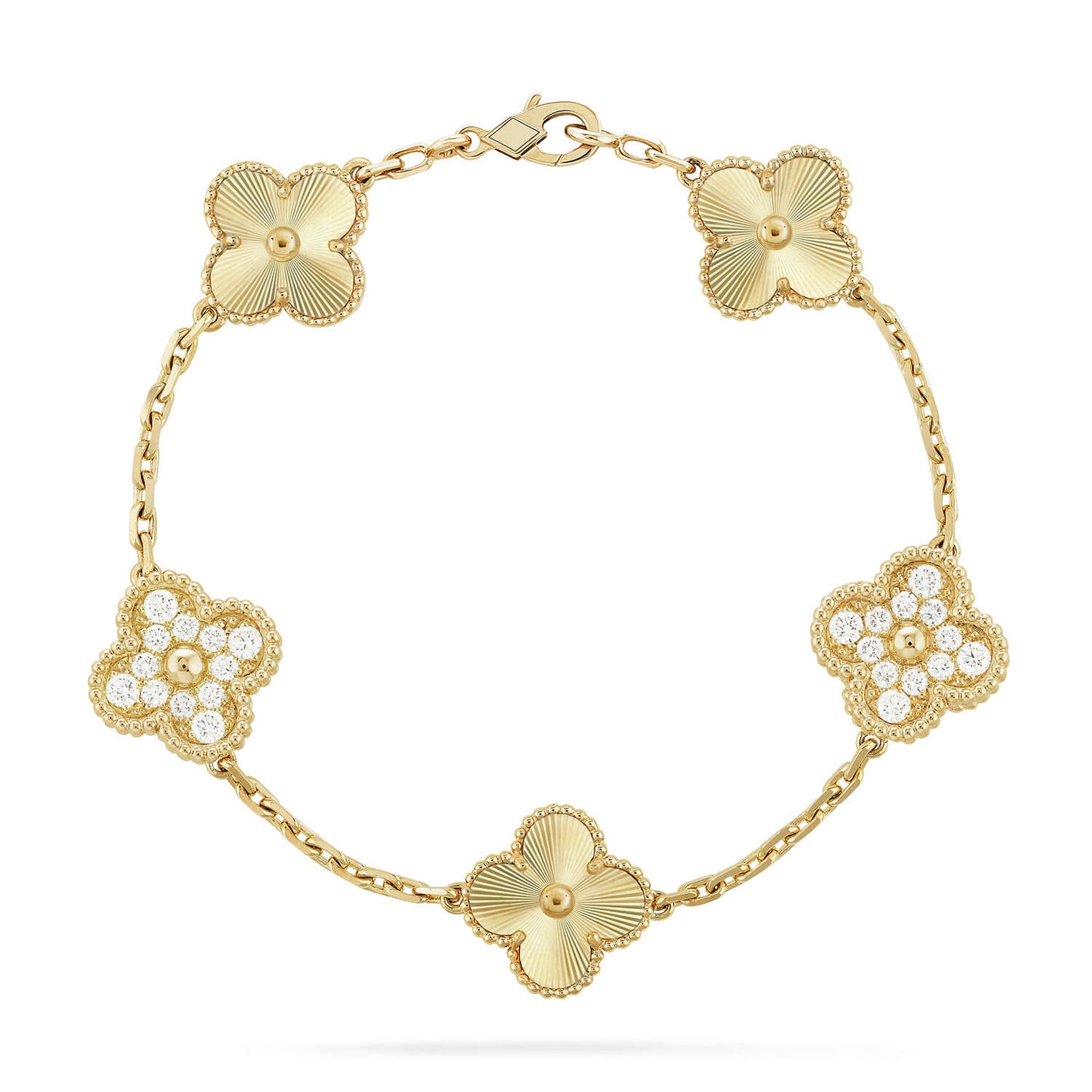 [Lira Jewelry] CLOVER 5 MOTIF LASER BRACELET COLLECTION