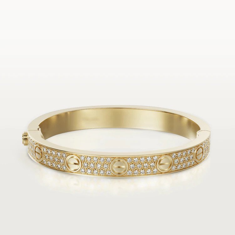 [Lira Jewelry]LOVE BRACELET 6.1MM DIAMOND-PAVED