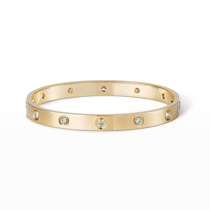 [Lira Jewelry]LOVE BRACELET 6.1MM 10 DIAMONDS