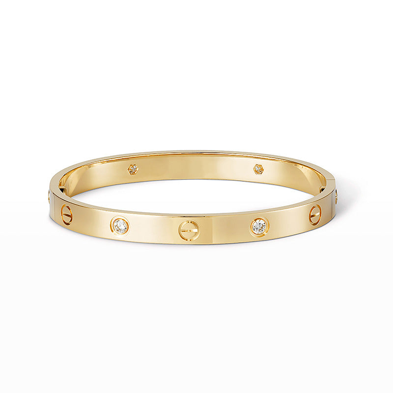 [Lira Jewelry]LOVE BRACELET 6.1MM 4 DIAMONDS
