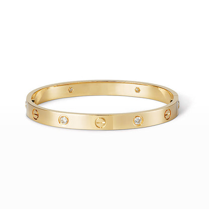 [Lira Jewelry]LOVE BRACELET 6.1MM 4 DIAMONDS
