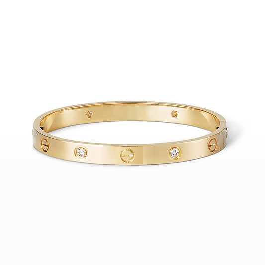 [Lira Jewelry]LOVE BRACELET 6.1MM 4 DIAMONDS