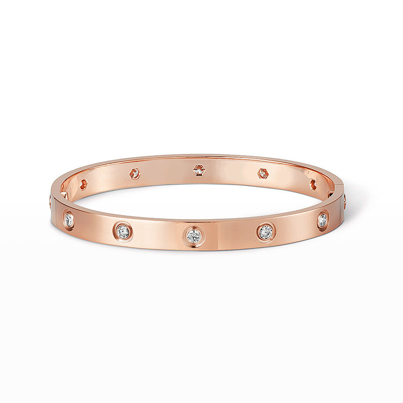 [Lira Jewelry]LOVE BRACELET 6.1MM 10 DIAMONDS