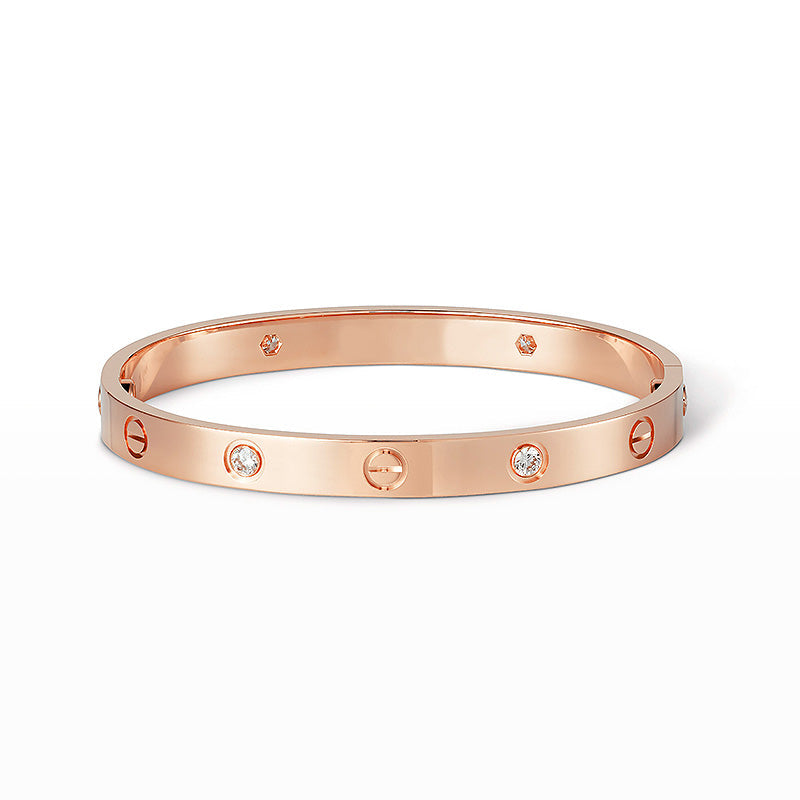 [Lira Jewelry]LOVE BRACELET 6.1MM 4 DIAMONDS