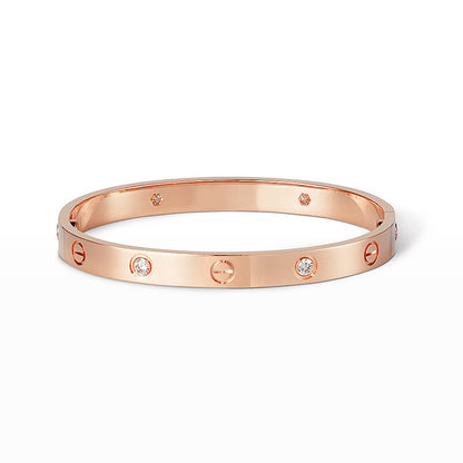 [Lira Jewelry]LOVE BRACELET 6.1MM 4 DIAMONDS