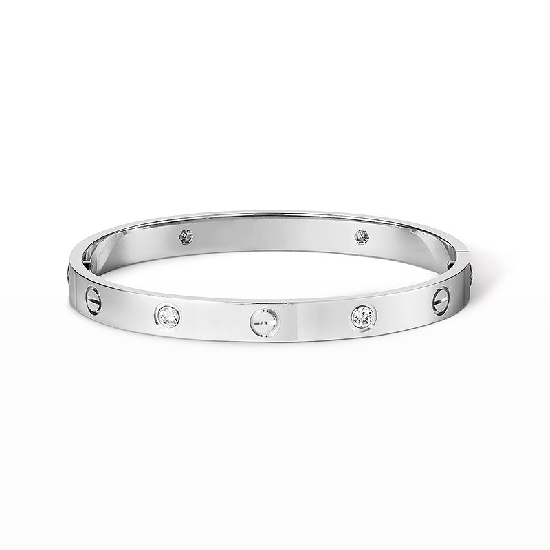 [Lira Jewelry]LOVE BRACELET 6.1MM 4 DIAMONDS