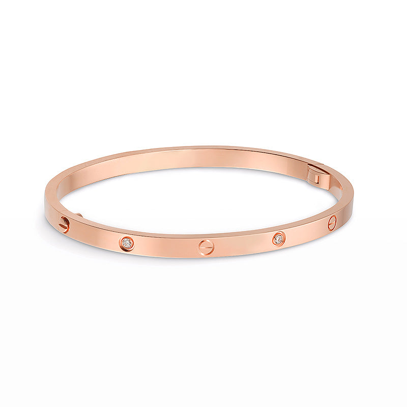 [Lira Jewelry]LOVE BRACELET 3.65MM 6 DIAMONDS