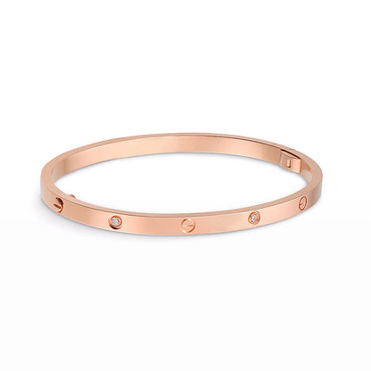 [Lira Jewelry]LOVE BRACELET 3.65MM 6 DIAMONDS