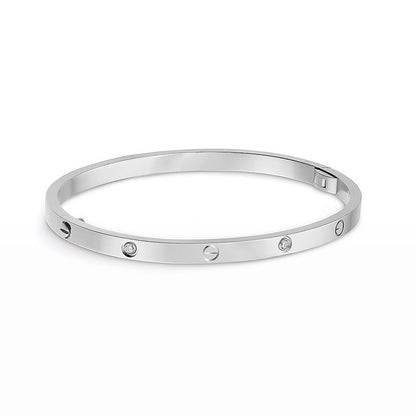[Lira Jewelry]LOVE BRACELET 3.65MM 6 DIAMONDS