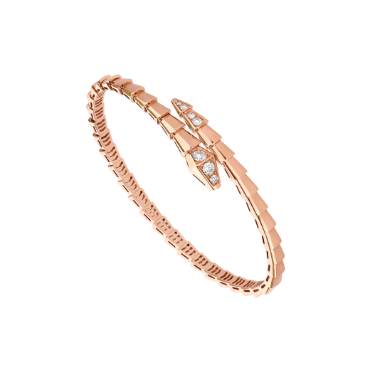[Lira Jewelry]SERPENTI BRACELET DIAMONDS PINK GOLD