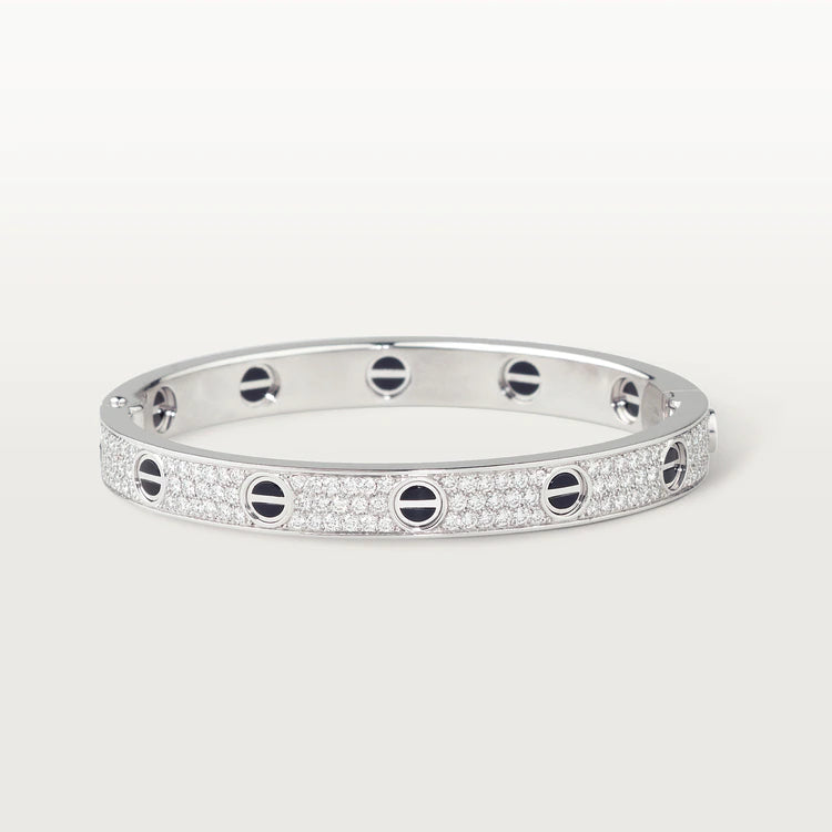 [Lira Jewelry]LOVE BRACELET 6.1MM DIAMOND-PAVED CERAMIC