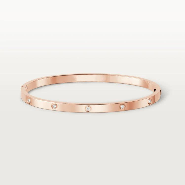 [Lira Jewelry]LOVE BRACELET 3.65MM 10 DIAMONDS