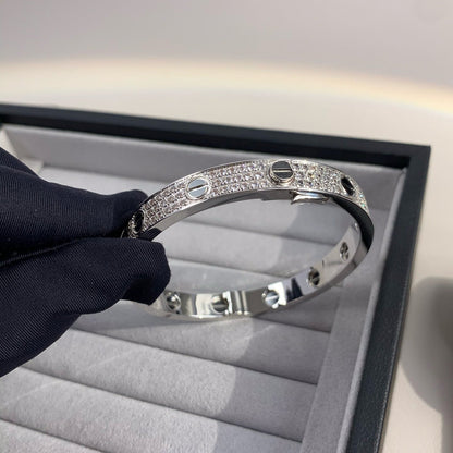 [Lira Jewelry]LOVE BRACELET 6.1MM DIAMOND-PAVED CERAMIC