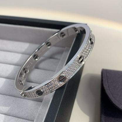 [Lira Jewelry]LOVE BRACELET 6.1MM DIAMOND-PAVED CERAMIC
