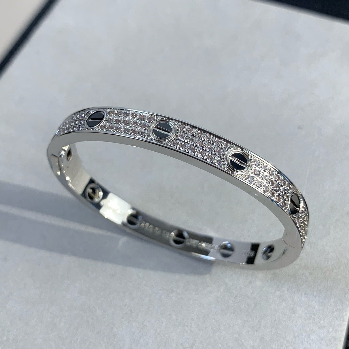 [Lira Jewelry]LOVE BRACELET 6.1MM DIAMOND-PAVED CERAMIC
