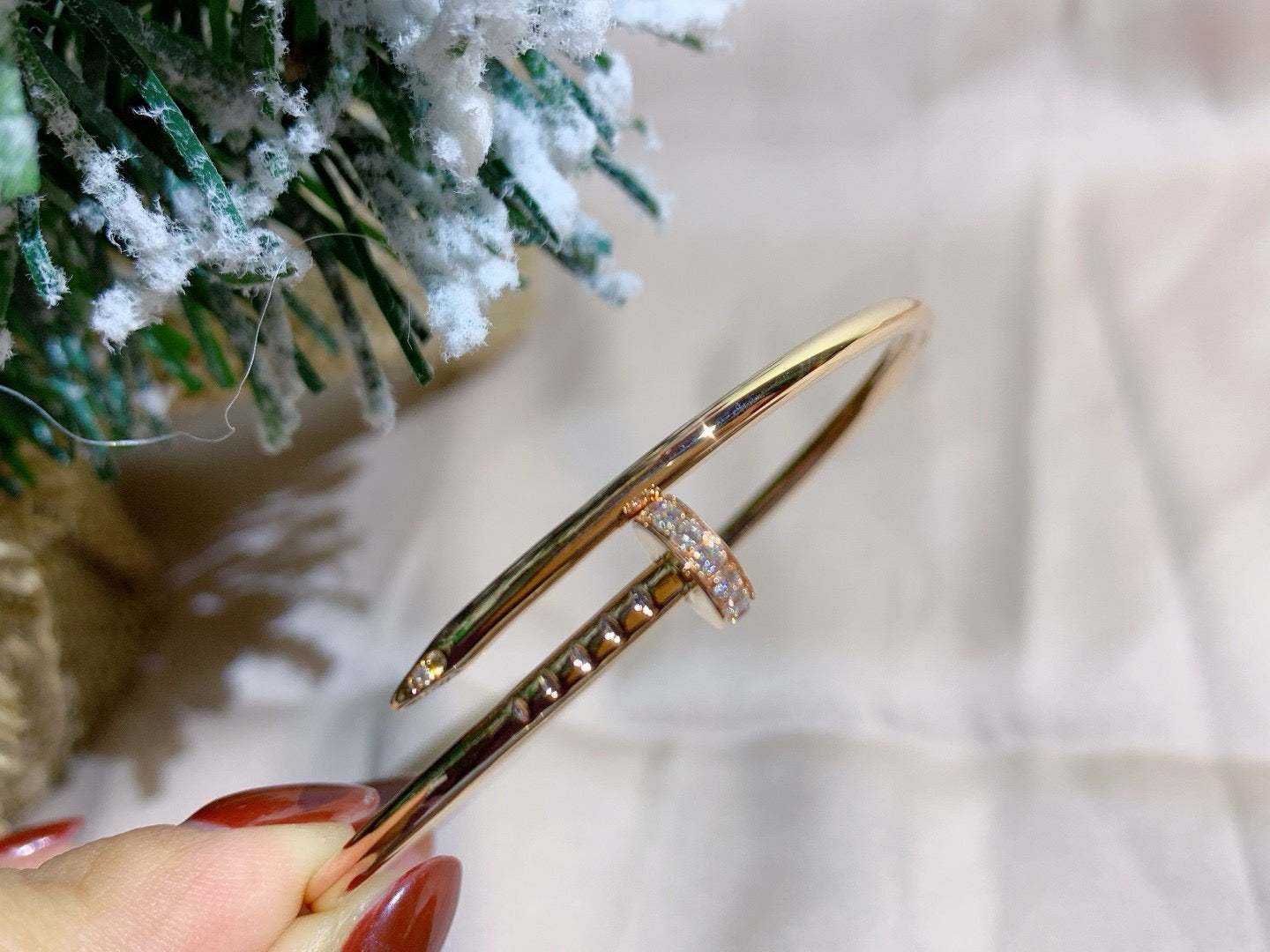 [Lira Jewelry]JUSTE BRACELET 2.5MM DIAMONDS