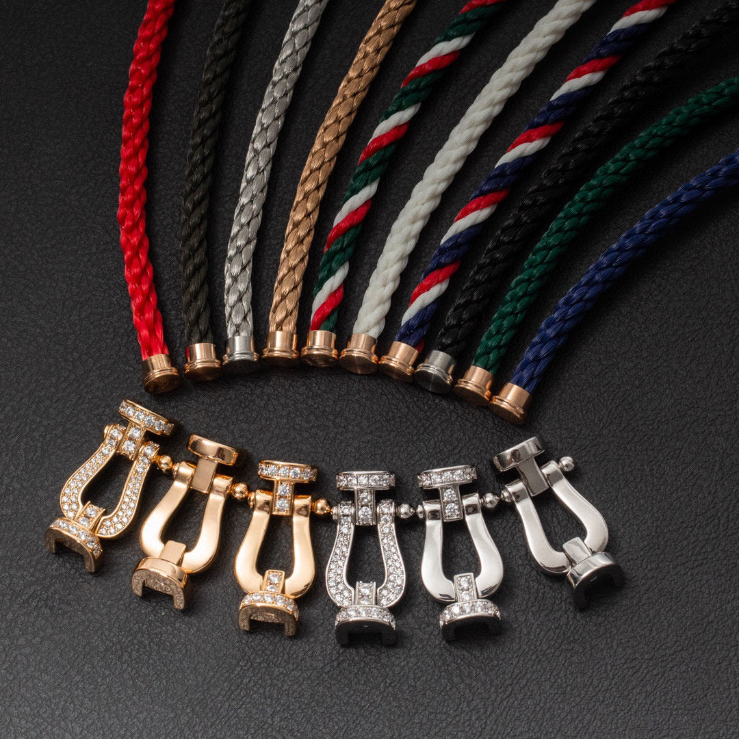 [Lira Jewelry]FORCE LARGE HORSESHOE NO DIAMOND BRACELET SILVER