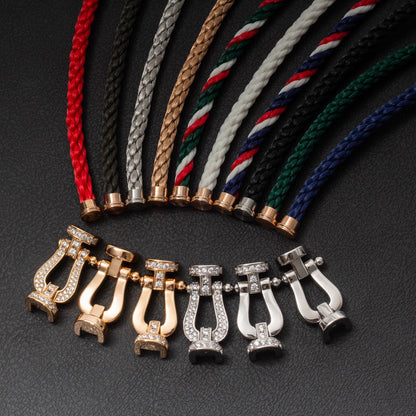 [Lira Jewelry]FORCE LARGE HORSESHOE NO DIAMOND BRACELET SILVER