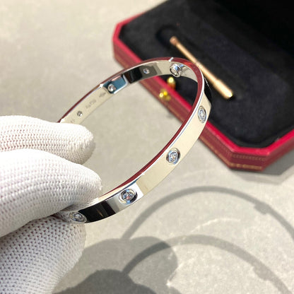 [Lira Jewelry]LOVE BRACELET 6.1MM 10 DIAMONDS