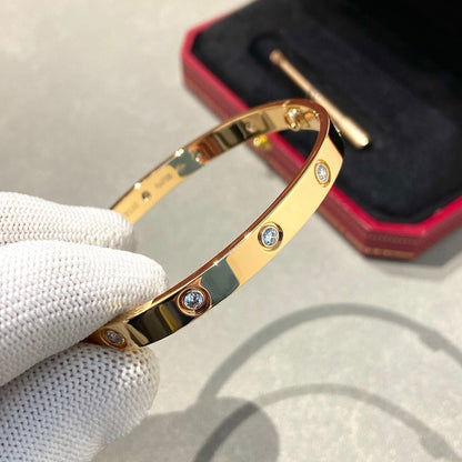 [Lira Jewelry]LOVE BRACELET 6.1MM 10 DIAMONDS