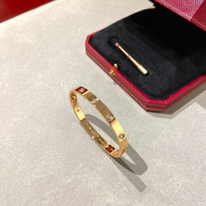 [Lira Jewelry]LOVE BRACELET 6.1MM 10 DIAMONDS