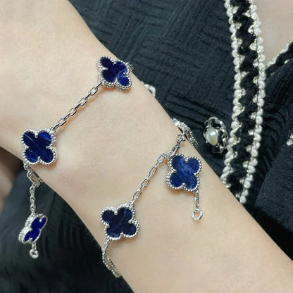 [Lira Jewelry]CLOVER 5 MOTIF PIETERSITE BRACELET COLLECTION