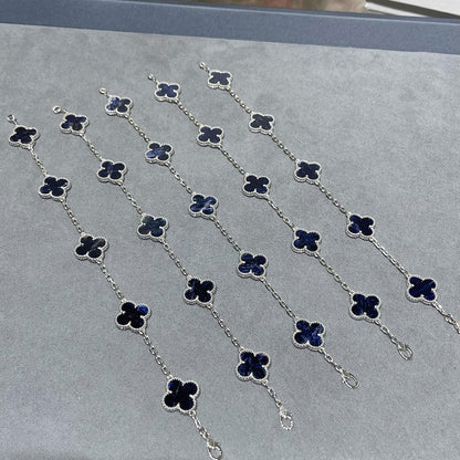 [Lira Jewelry]CLOVER 5 MOTIF PIETERSITE BRACELET COLLECTION