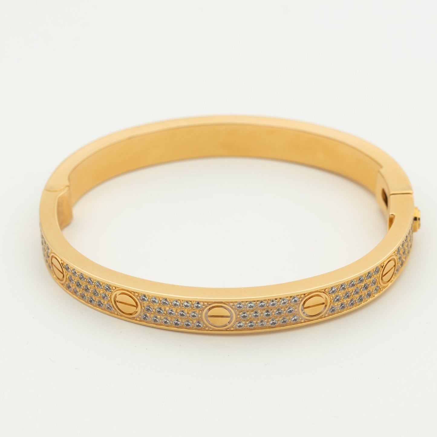 [Lira Jewelry]LOVE BRACELET 6.1MM DIAMOND-PAVED