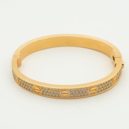[Lira Jewelry]LOVE BRACELET 6.1MM DIAMOND-PAVED