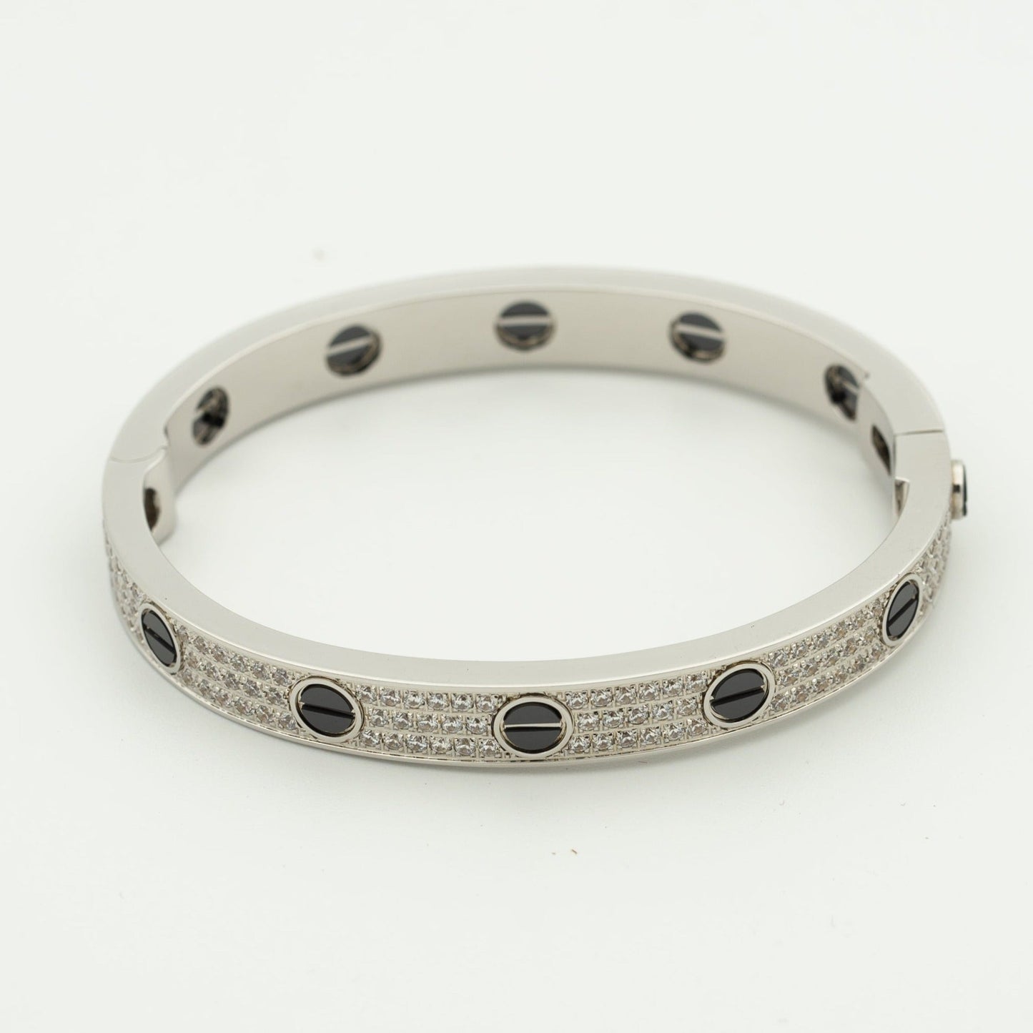 [Lira Jewelry]LOVE BRACELET 6.1MM DIAMOND-PAVED CERAMIC