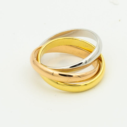 [Lira Jewelry Jewelry]TRINITY RING GOLD PINK GOLD SILVER