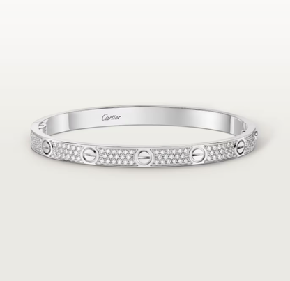 [Lira Jewelry]NEW-LOVE-4.8MM-Width Diamond-Studded Bracelet