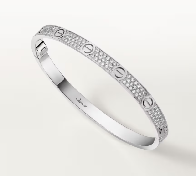 [Lira Jewelry]NEW-LOVE-4.8MM-Width Diamond-Studded Bracelet
