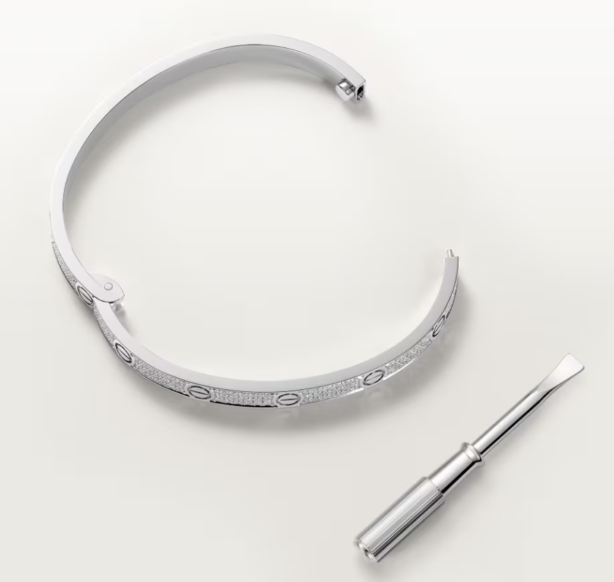[Lira Jewelry]NEW-LOVE-4.8MM-Width Diamond-Studded Bracelet