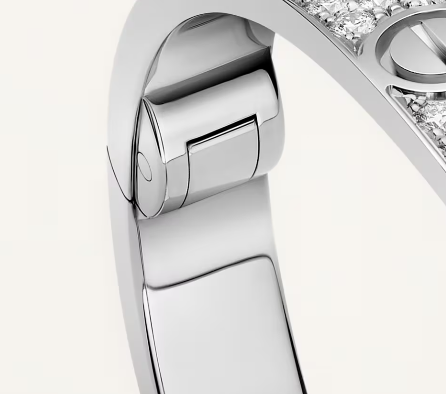 [Lira Jewelry]NEW-LOVE-6.1MM-Width Diamond-Studded Bracelet