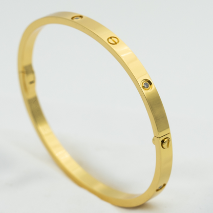 [Lira Jewelry]LOVE BRACELET 3.65MM 6 DIAMONDS