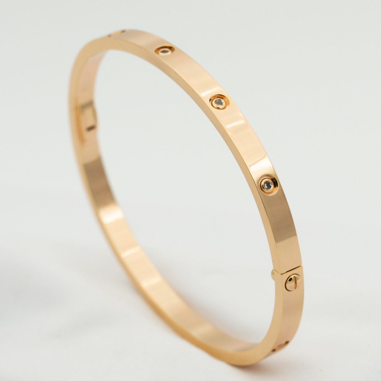 [Lira Jewelry]LOVE BRACELET 3.65MM 10 DIAMONDS