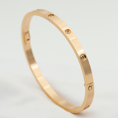 [Lira Jewelry]LOVE BRACELET 3.65MM 10 DIAMONDS