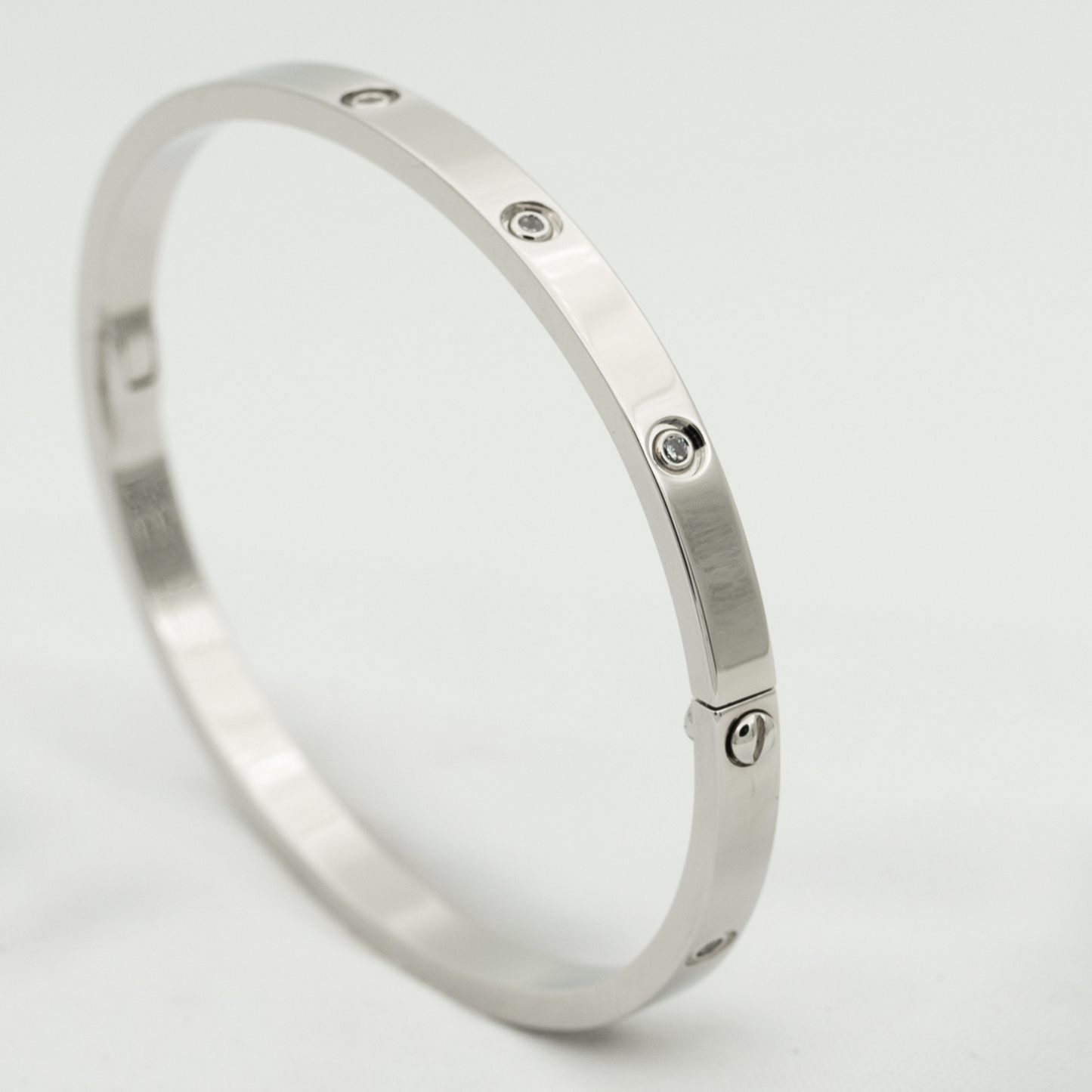 [Lira Jewelry]LOVE BRACELET 3.65MM 10 DIAMONDS