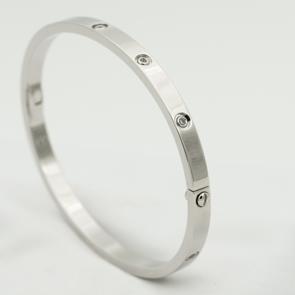 [Lira Jewelry]LOVE BRACELET 3.65MM 10 DIAMONDS