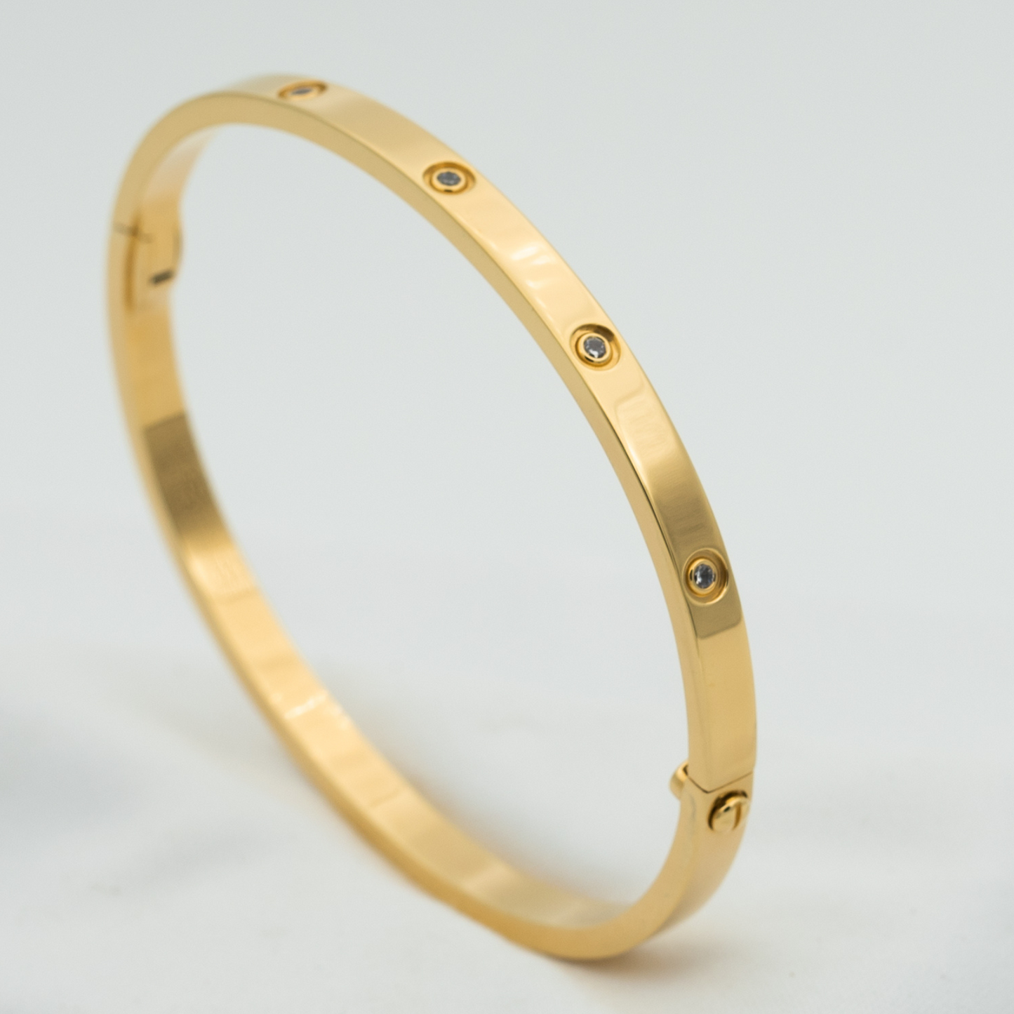 [Lira Jewelry]LOVE BRACELET 3.65MM 10 DIAMONDS