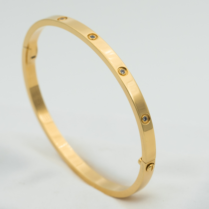 [Lira Jewelry]LOVE BRACELET 3.65MM 10 DIAMONDS
